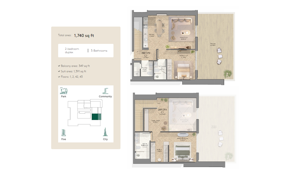Midora Residences at JVC floor plan 4