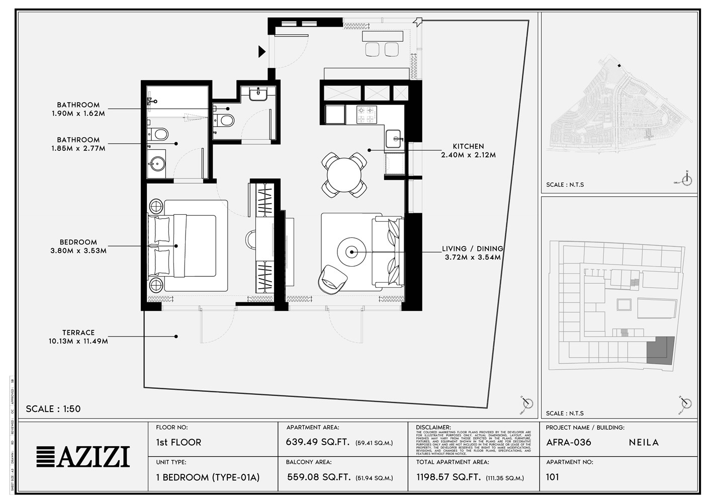 Azizi Neila floor plan 2