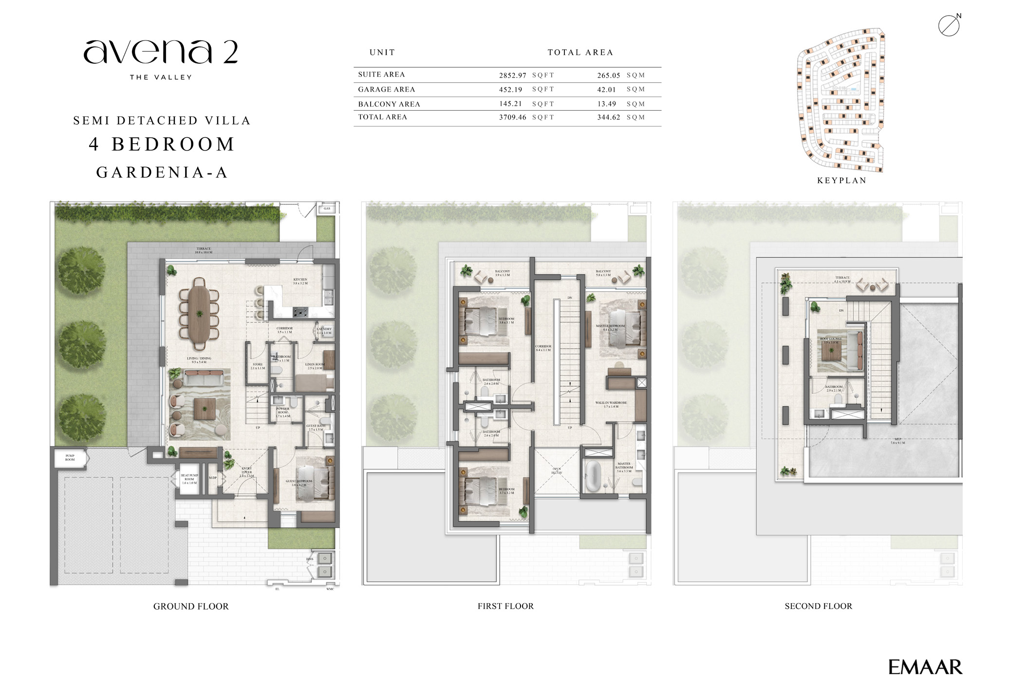 Avena 2 at The Valley floor plan 1