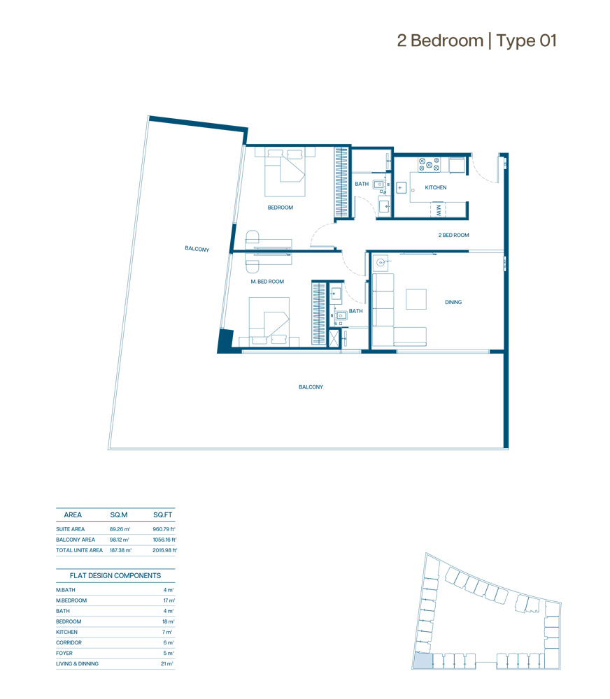 Binghatti Aurora floor plan 4