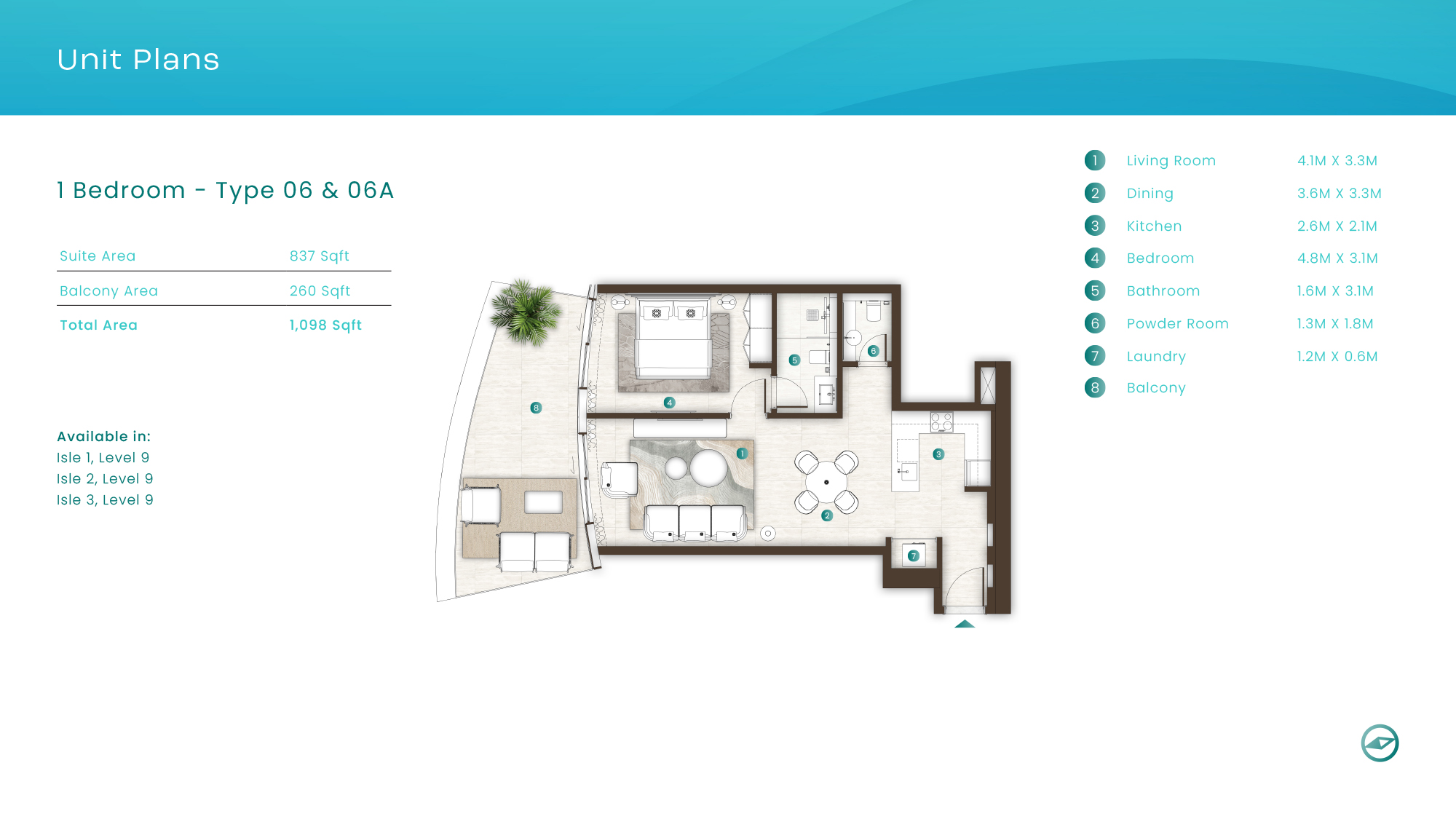 La Mer by ELIE SAAB floor plan 1