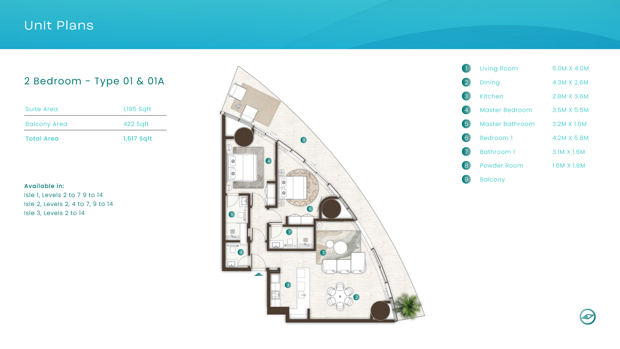 La Mer by ELIE SAAB floor plan 3