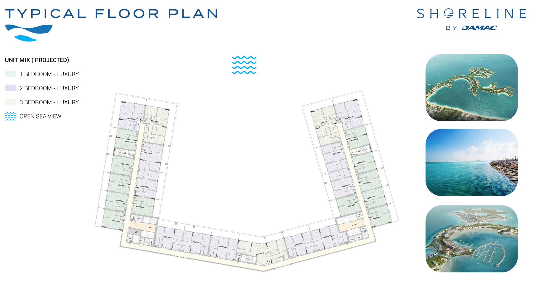 Damac Shoreline at Al Marjan floor plan 2