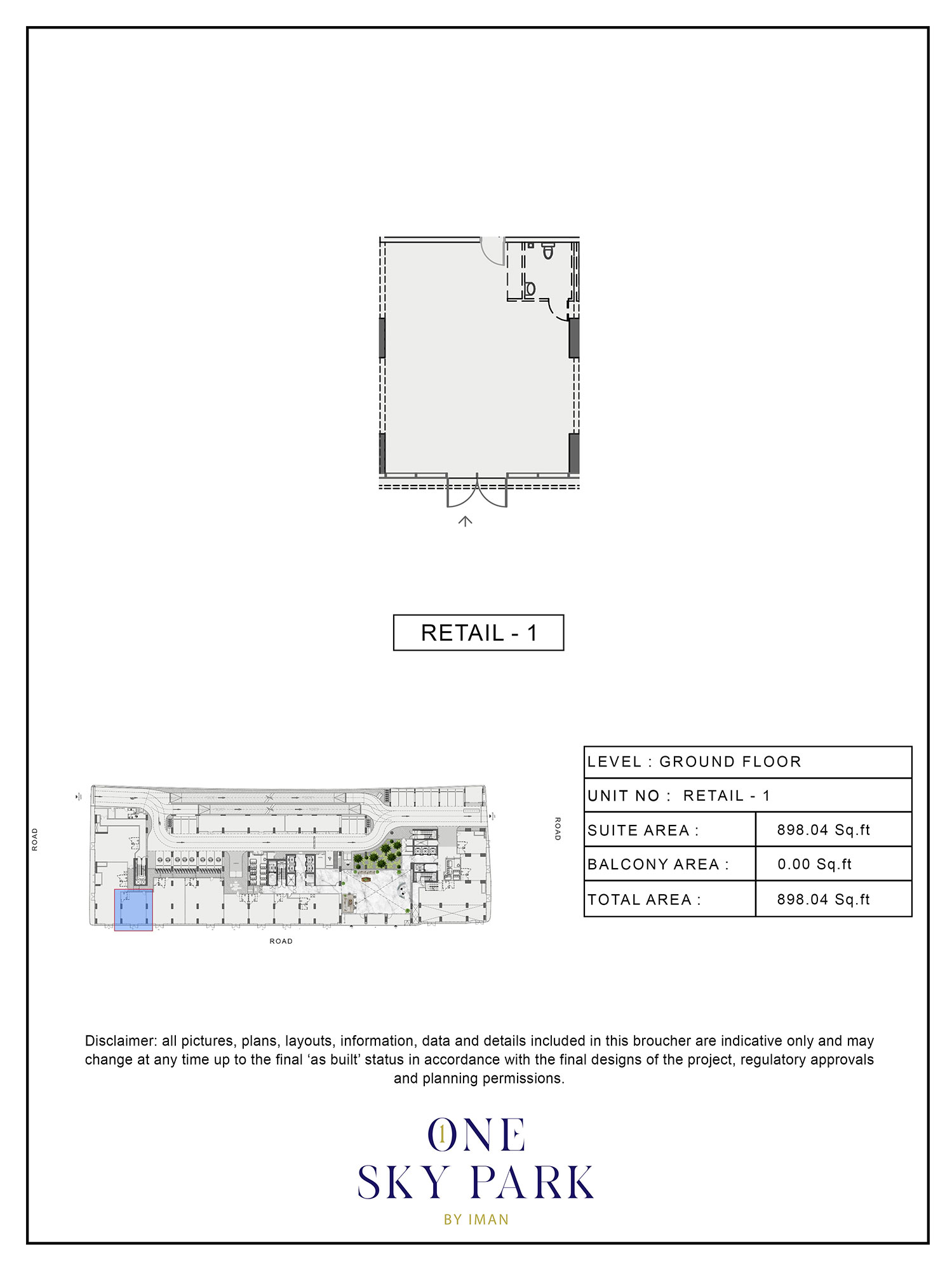 One Sky Park by Iman floor plan 8