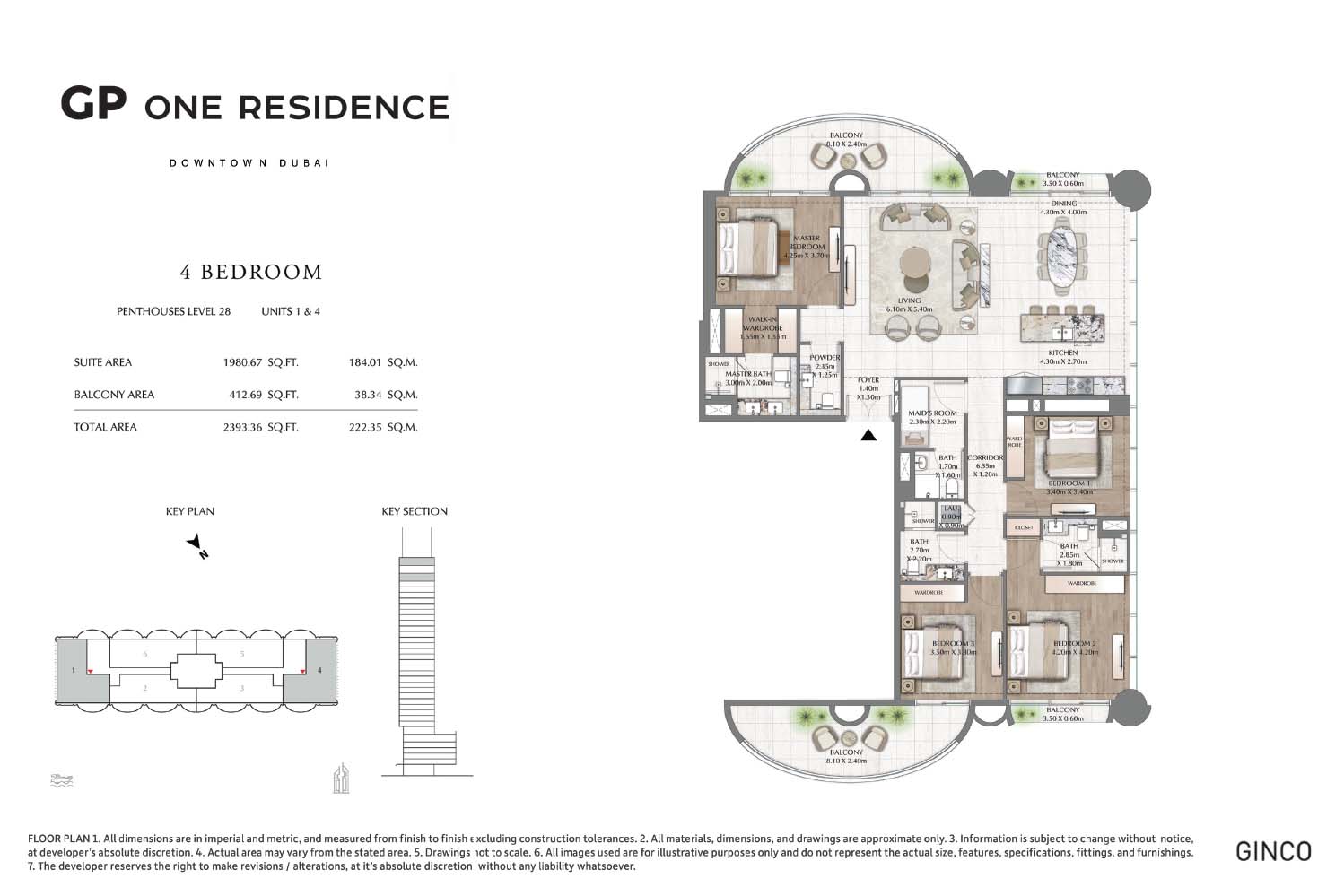 One Residence at Downtown Dubai floor plan 5