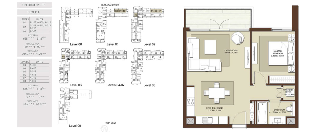 Acacia Apartments floor plan 2