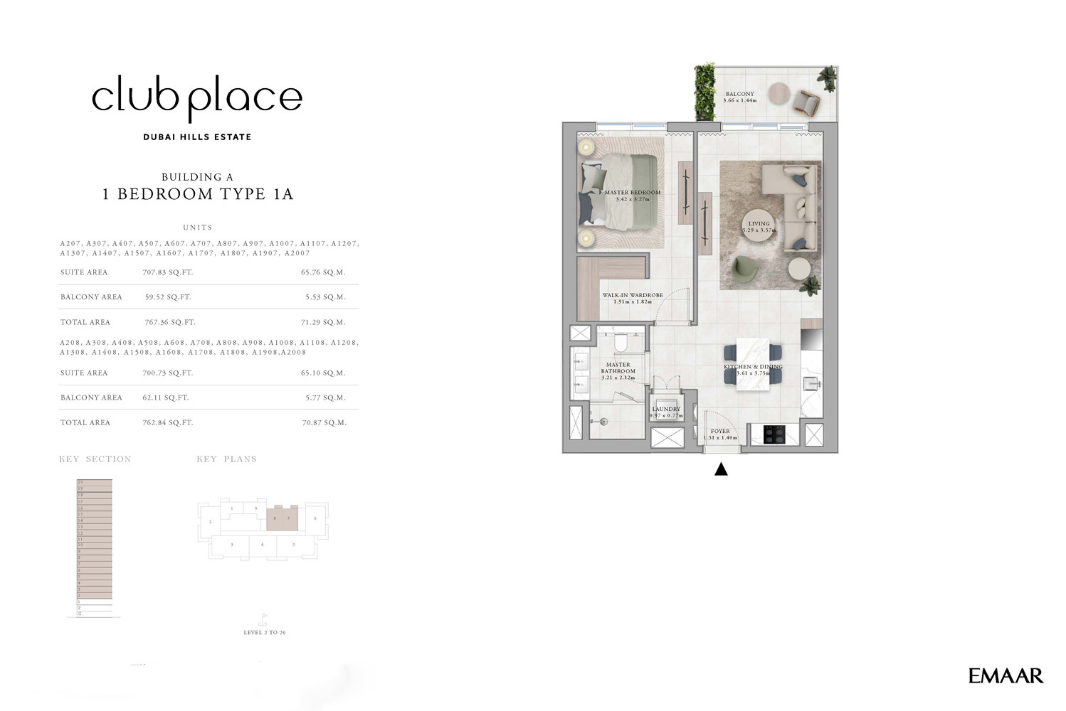 Club Place at Dubai Hills Estate floor plan 1