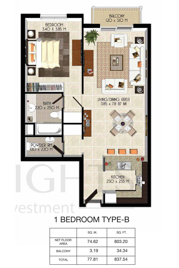 Centurion Residences floor plan 1