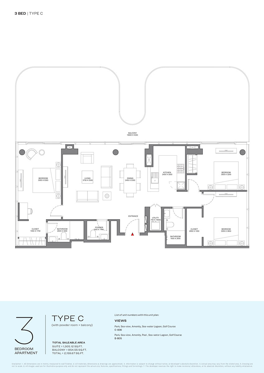 Sobha Selene Beach Residences floor plan 4