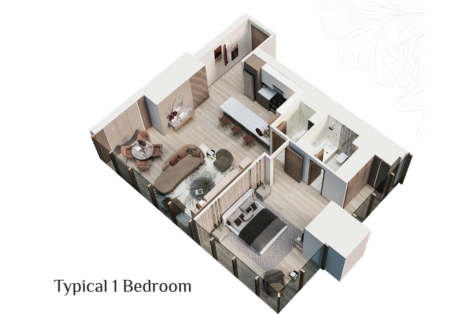 Me Do Re Tower 2 at JLT floor plan 2