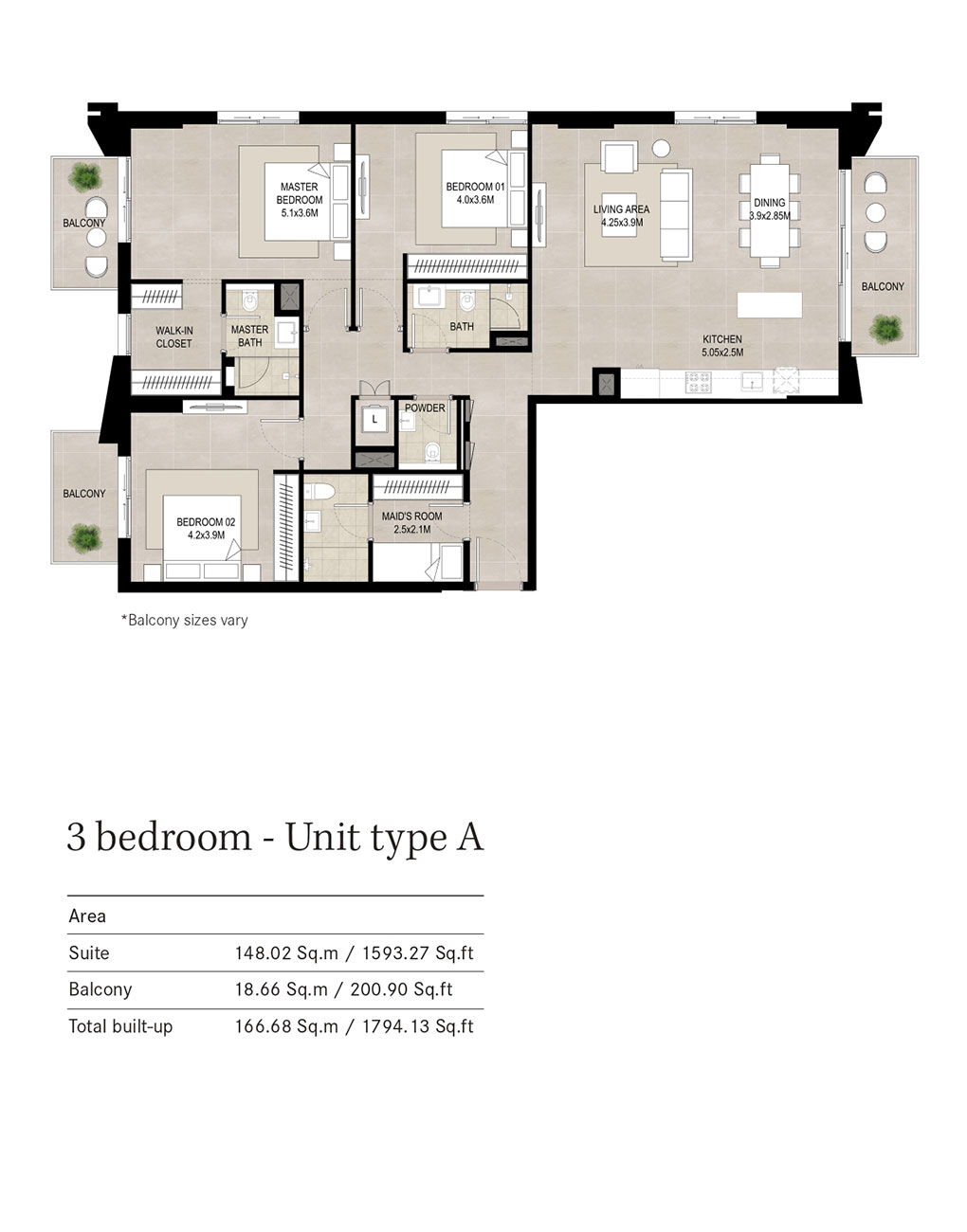 Hillcrest at Town Square floor plan 3
