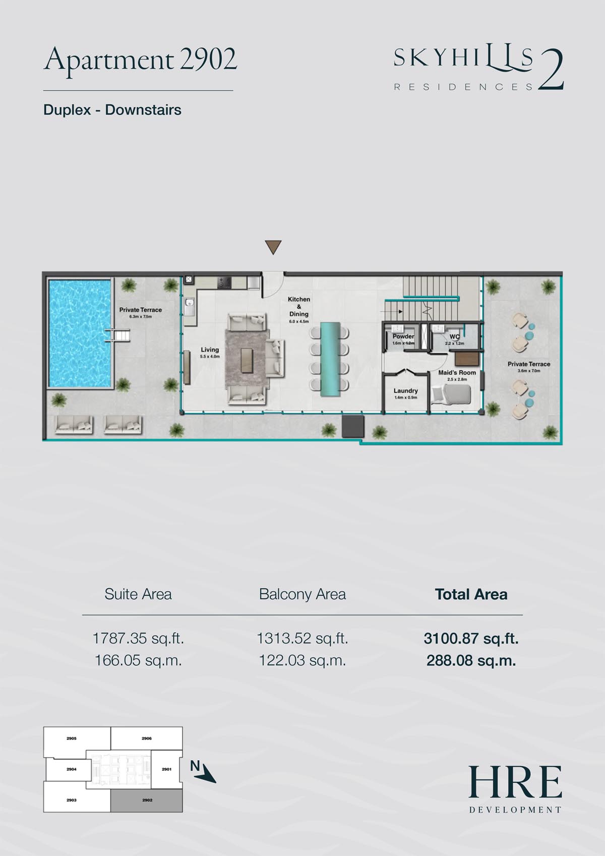 Skyhills Residences 2 floor plan 6