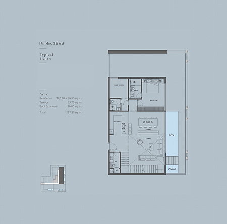 AB Cavalier at JVC floor plan 4