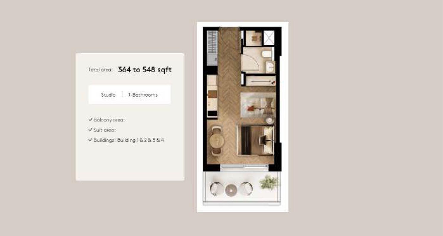 Arisha Terraces Dubai floor plan 1