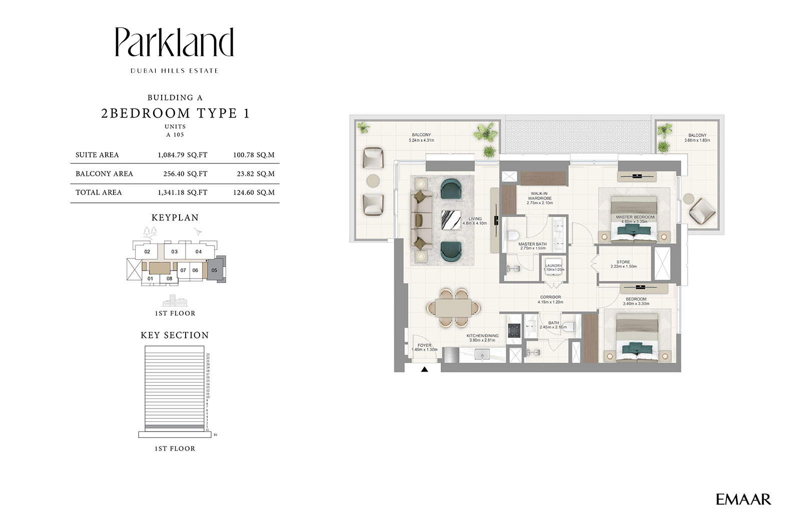 Parkland at Dubai Hills Estate floor plan 2