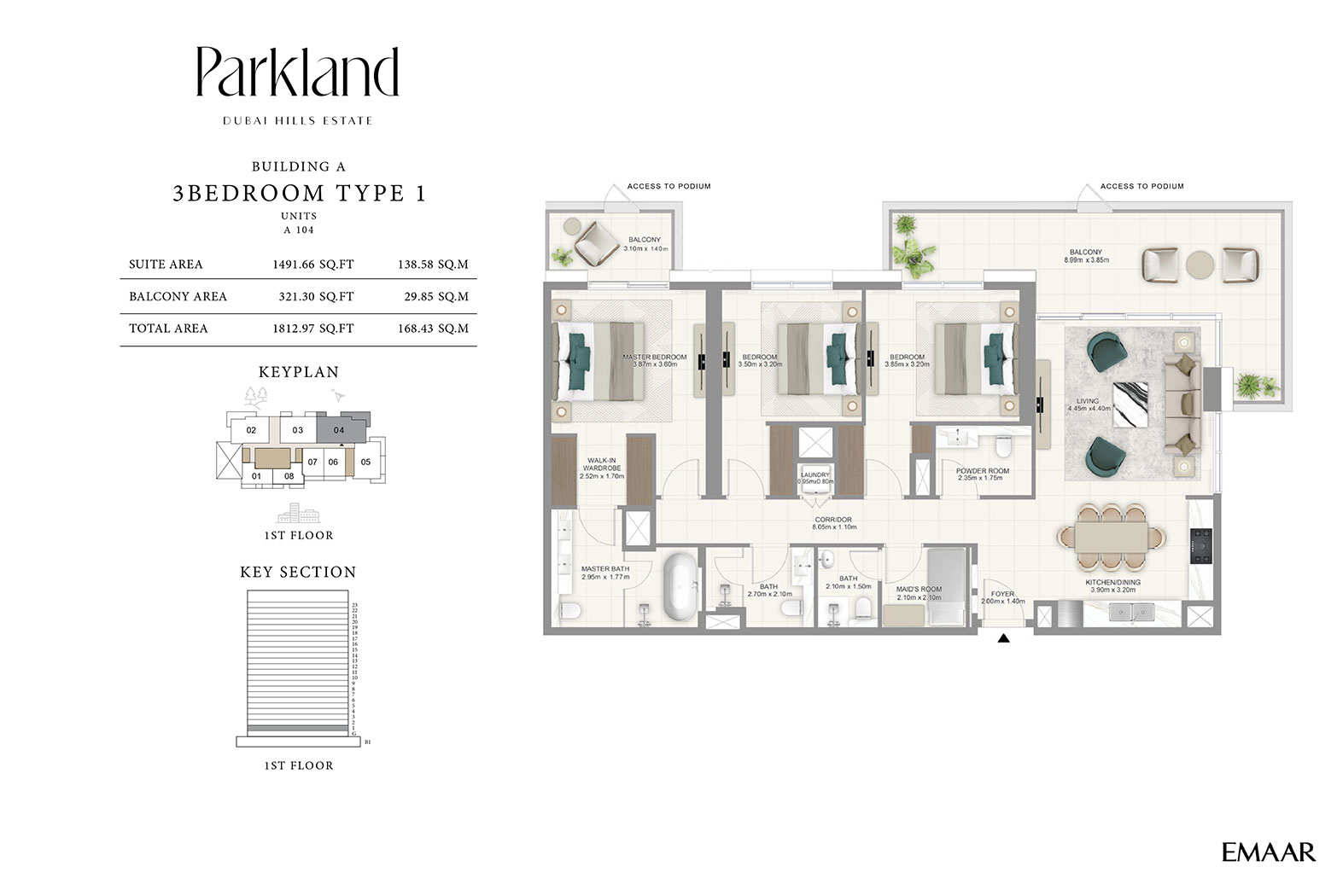 Parkland at Dubai Hills Estate floor plan 3