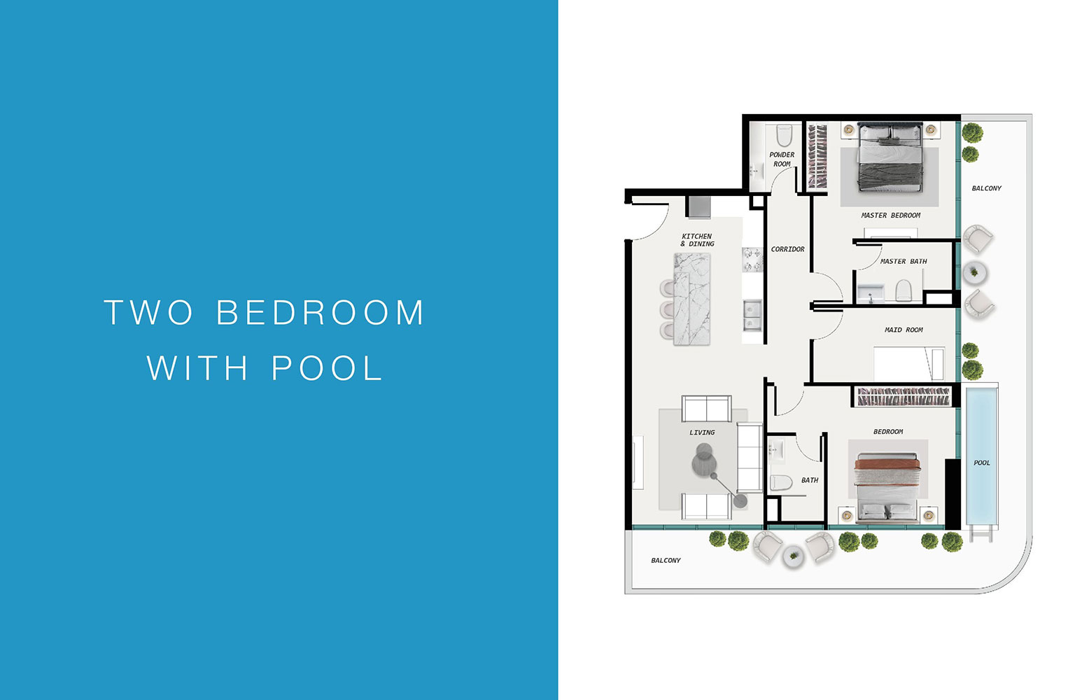 Samana Ocean Pearl 2 floor plan 2