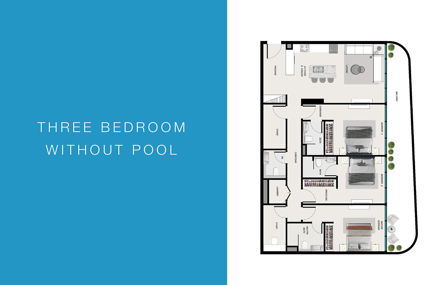 Samana Ocean Pearl 2 floor plan 3