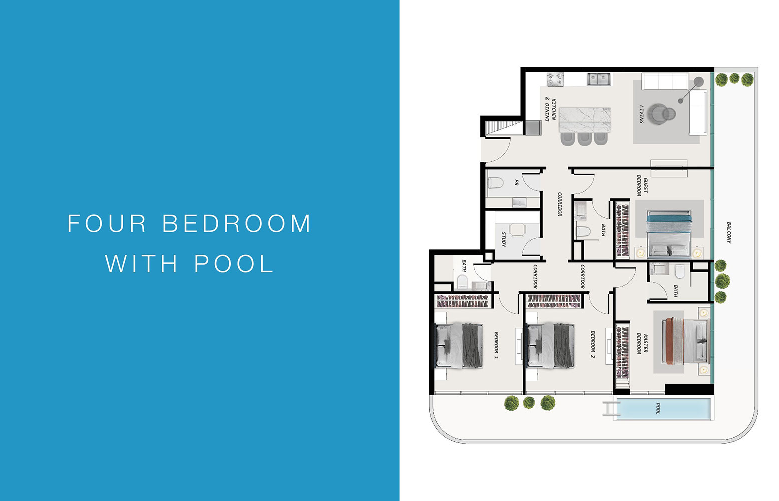 Samana Ocean Pearl 2 floor plan 4