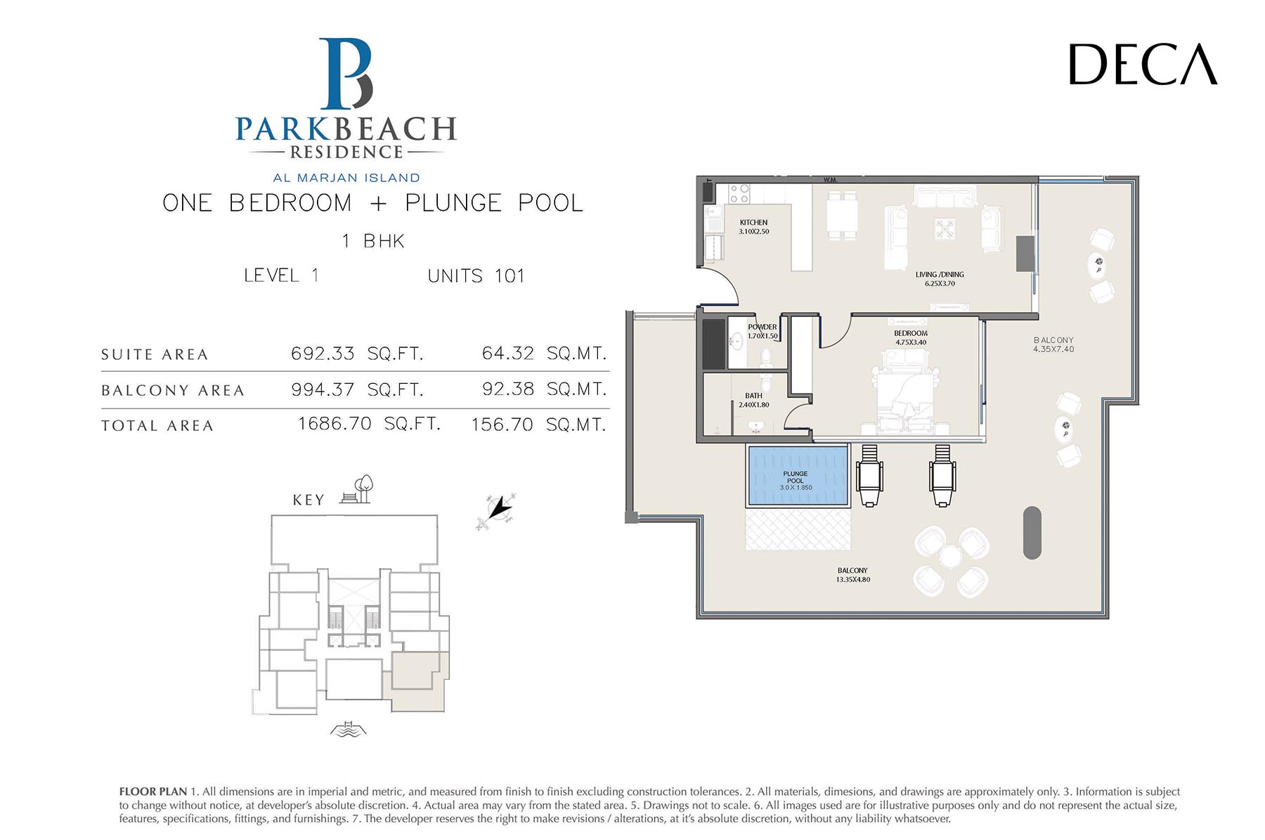 Park Beach Residence 2 floor plan 2