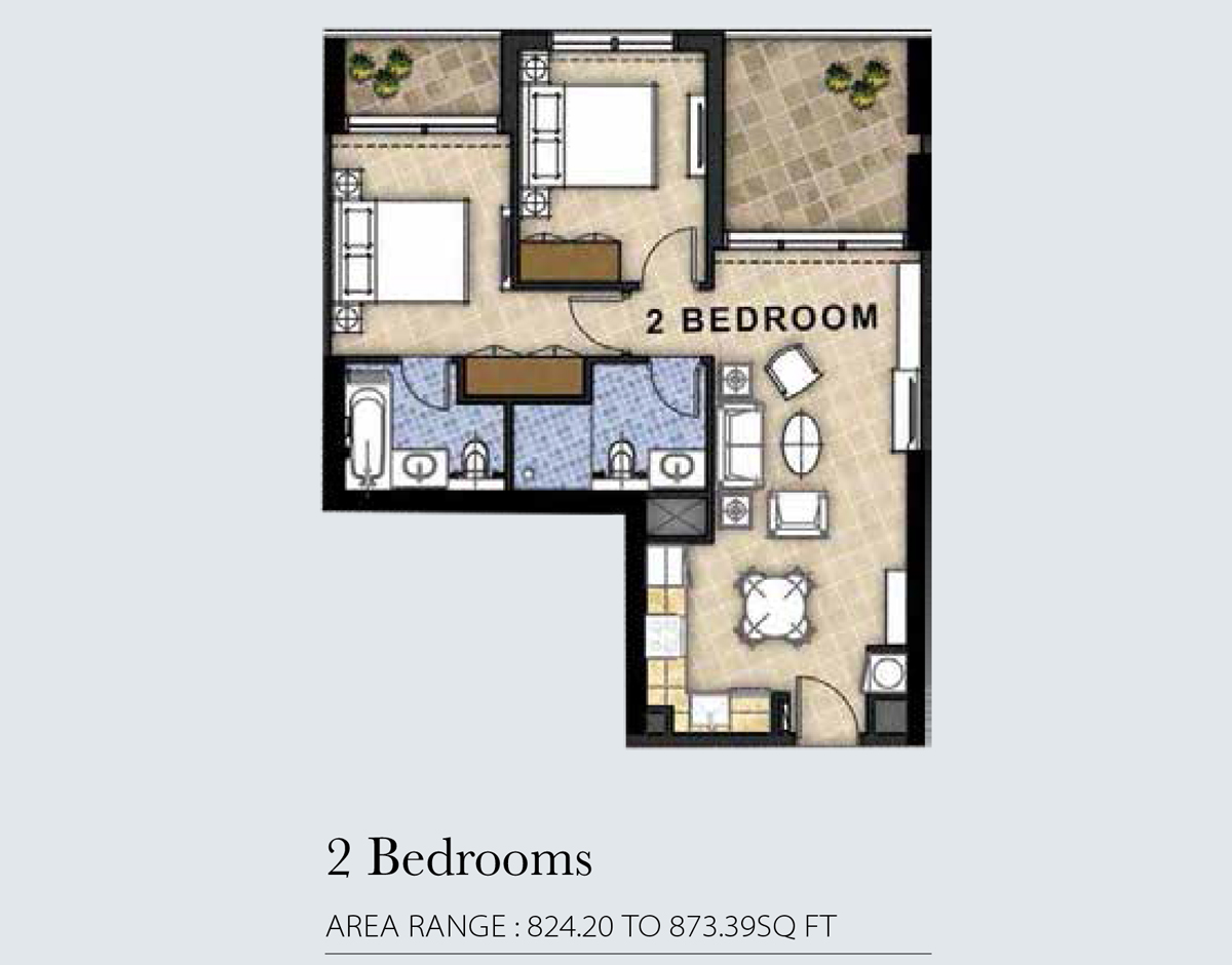 Aykon City Tower floor plan 4