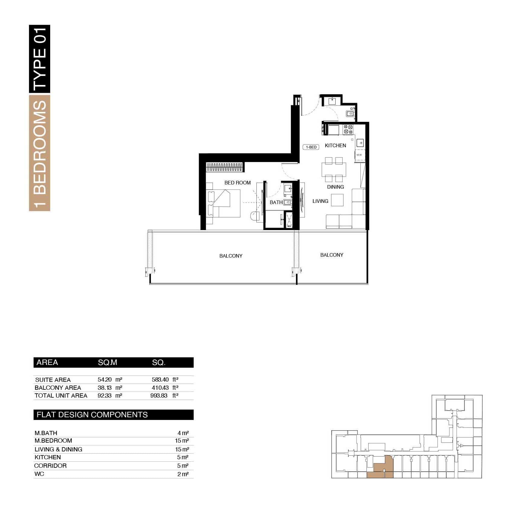 Binghatti Starlight floor plan 2