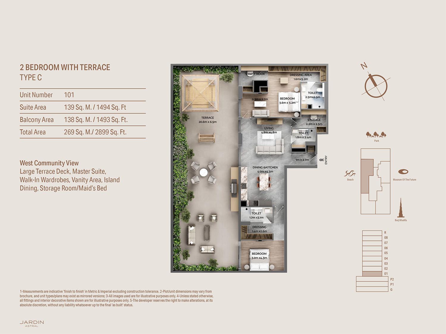 Galaxy Jardin Astral floor plan 3