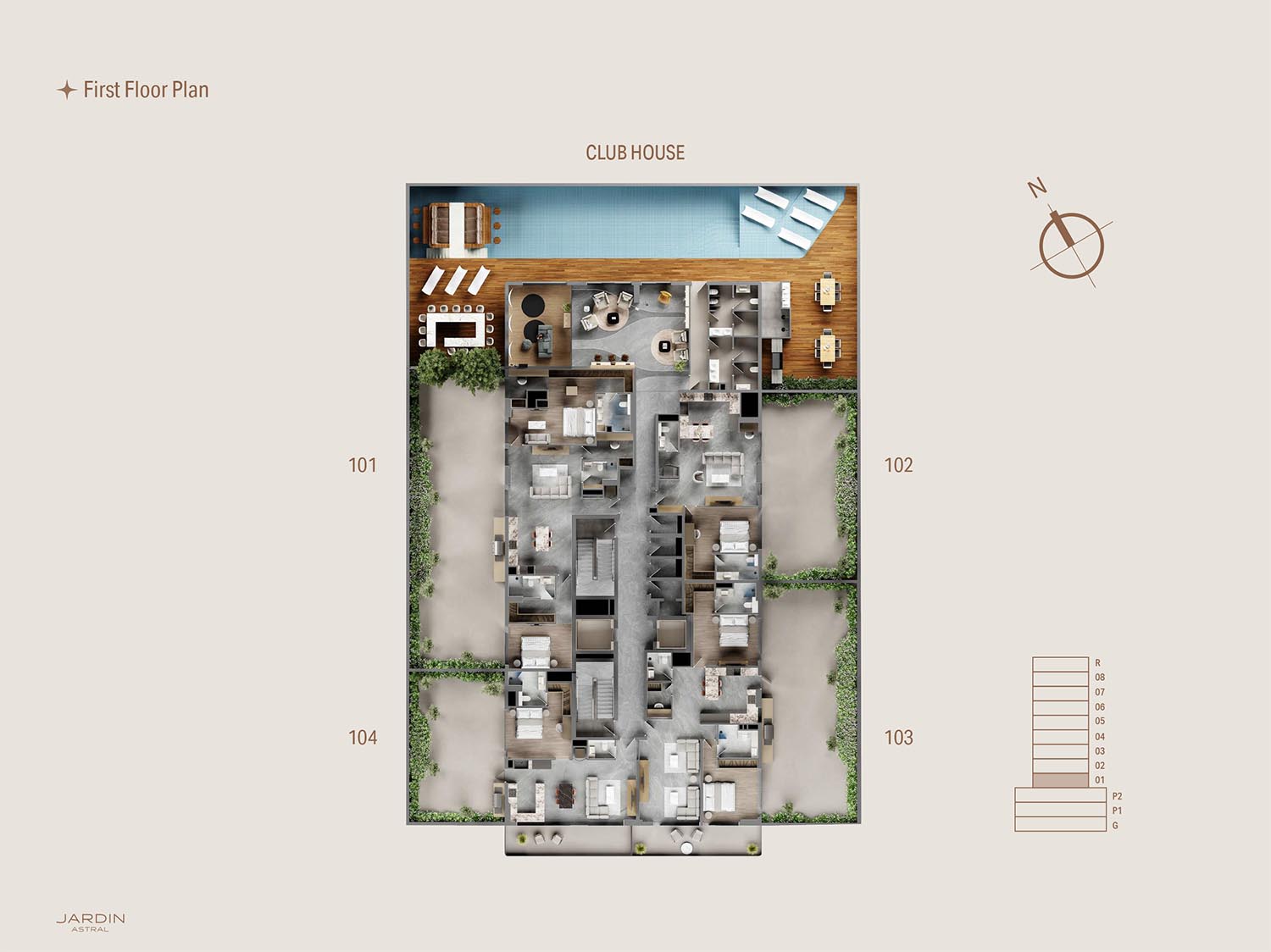 Galaxy Jardin Astral floor plan 2