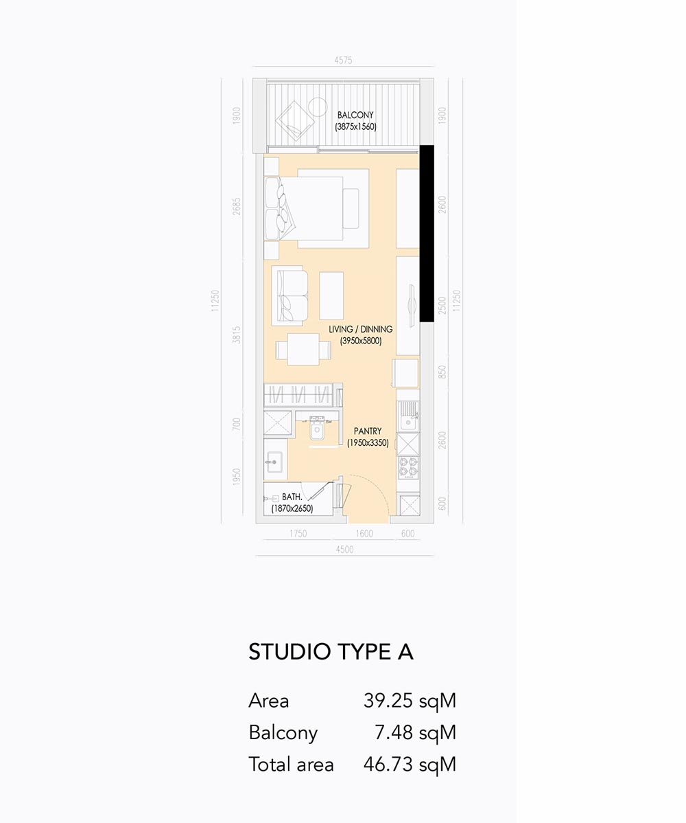 Imperial Residence Dubai floor plan 1