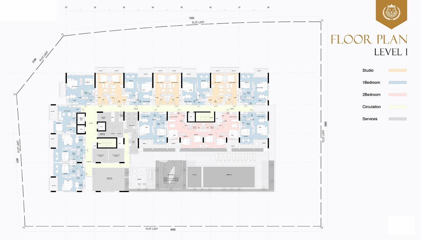 Imperial Residence Dubai floor plan 3