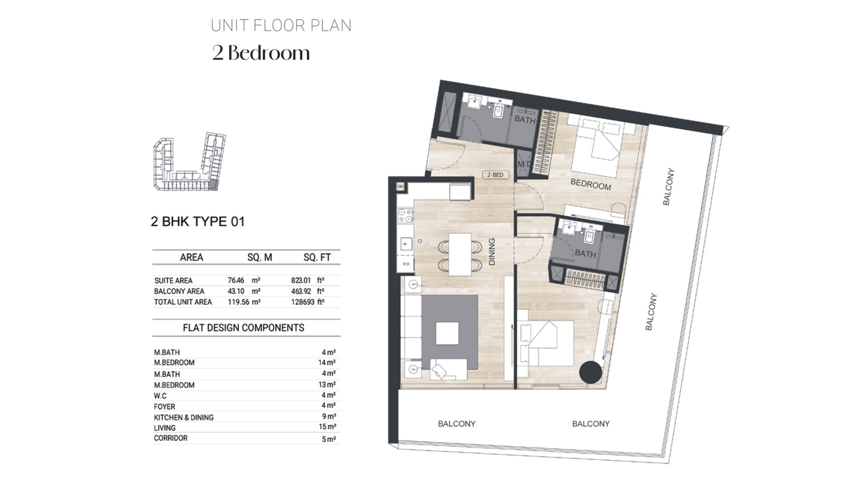 Binghatti Ghost floor plan 4