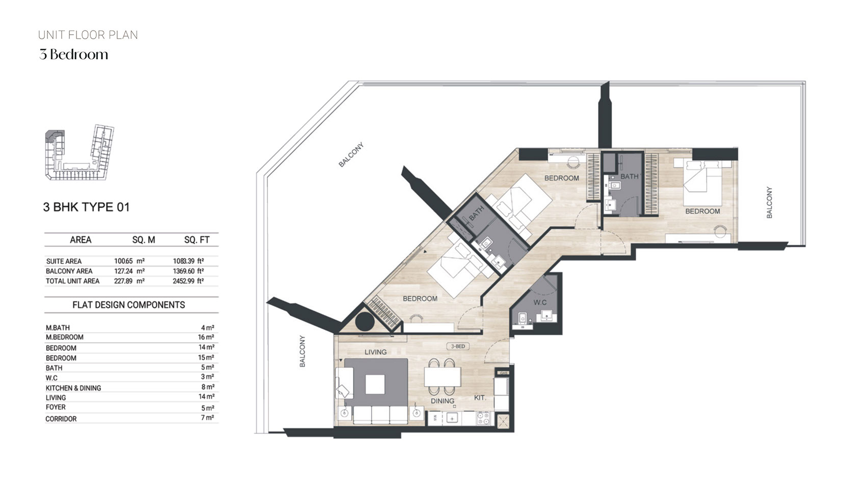 Binghatti Ghost floor plan 5