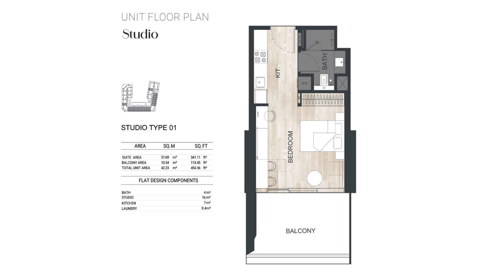 Binghatti Ghost floor plan 1