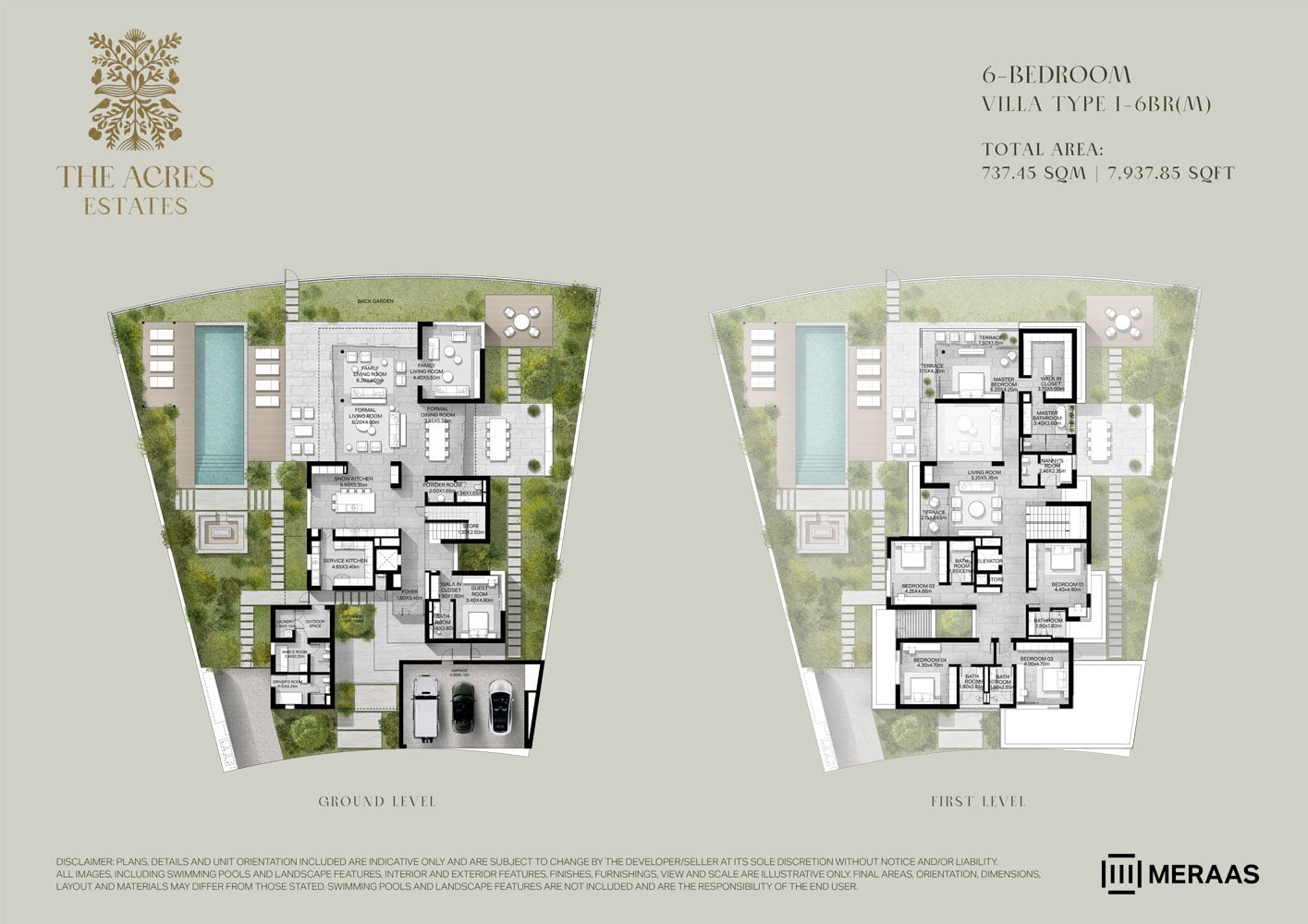 The Acres Estates by Meraas floor plan 2