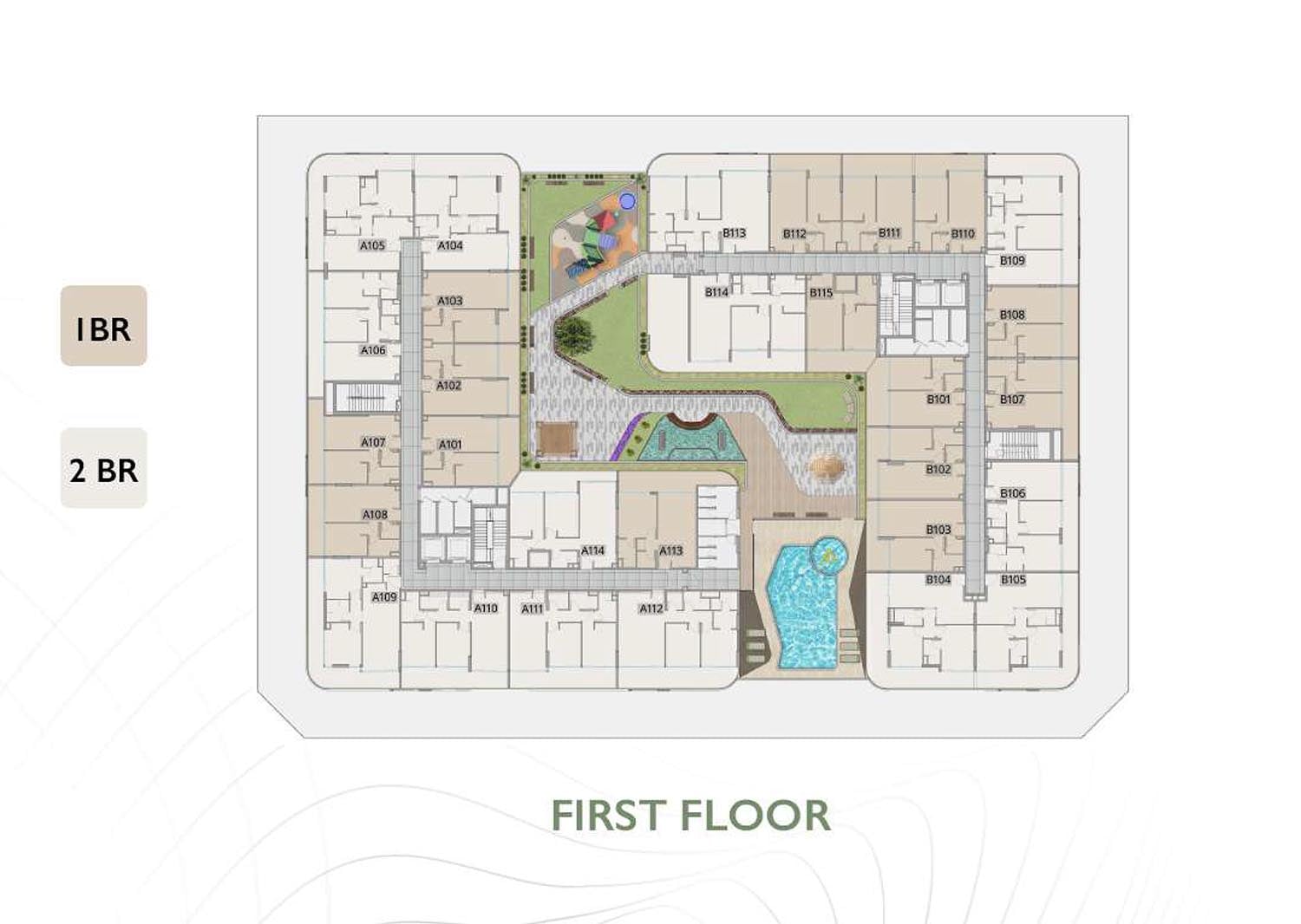The Harmony by Al Mizan floor plan 3