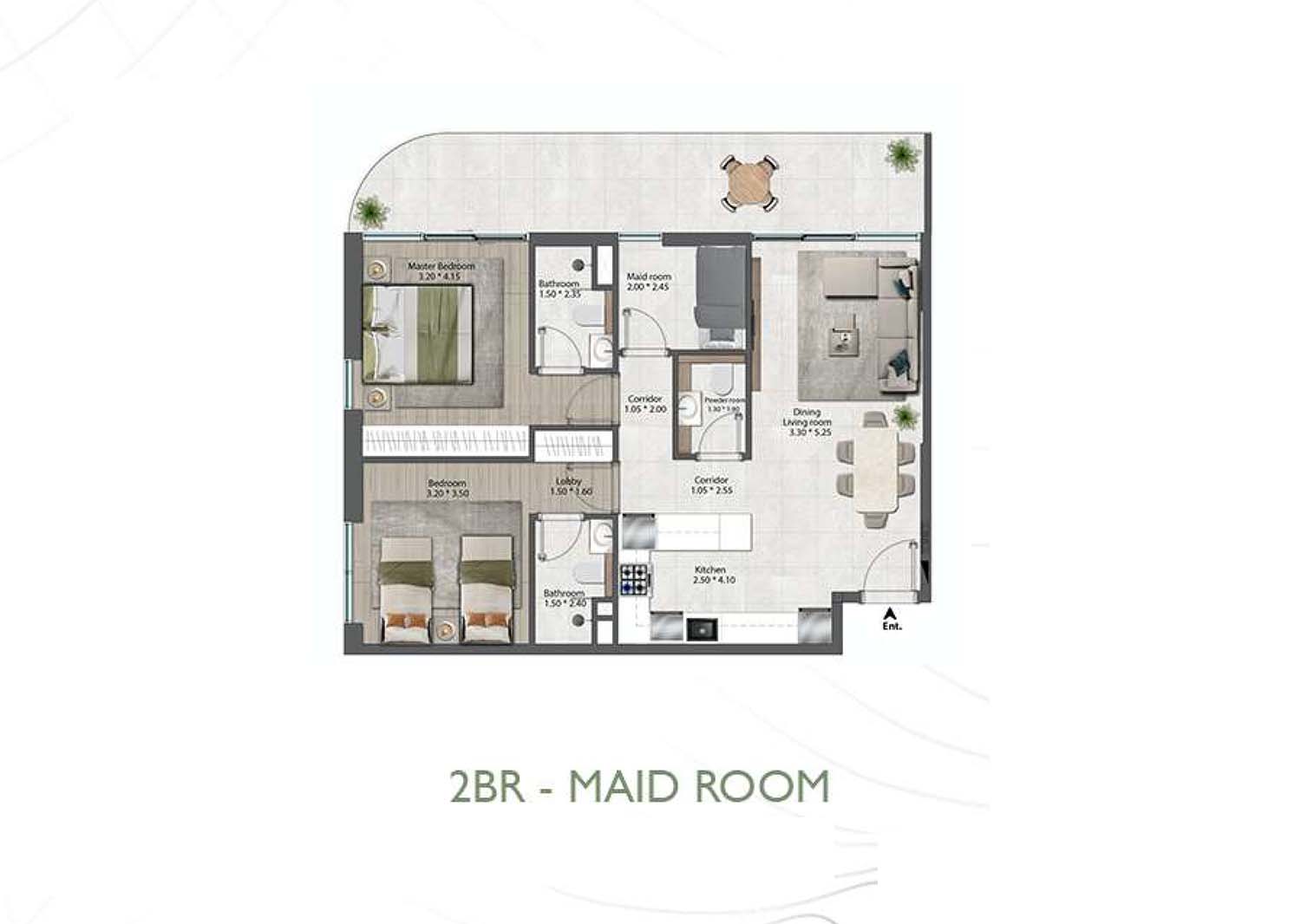 The Harmony by Al Mizan floor plan 4