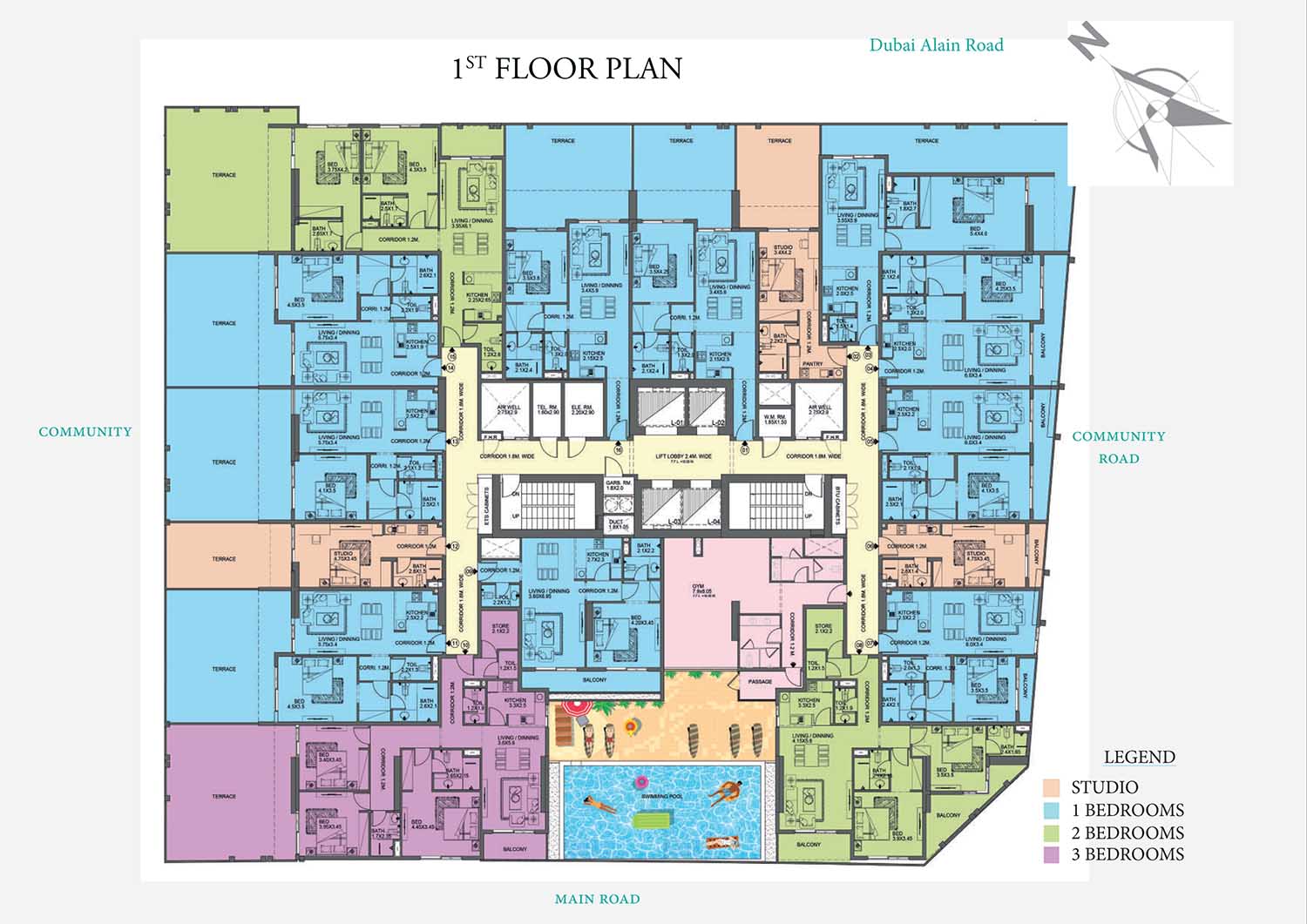 Time 3 at DLRC floor plan 3