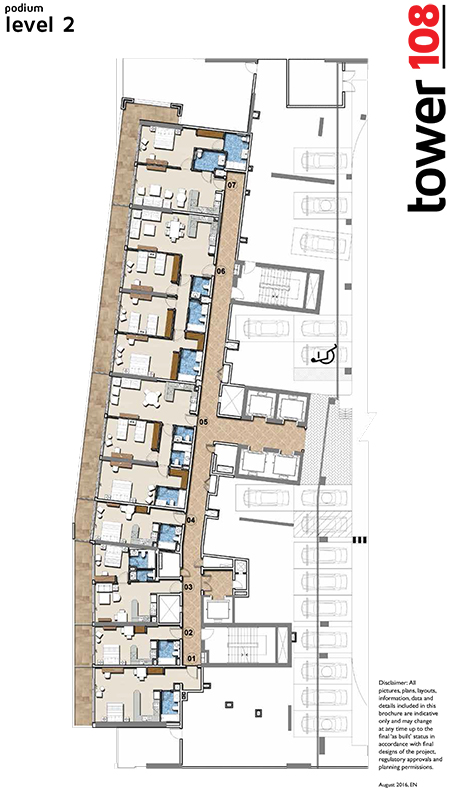 Tower 108 floor plan 1