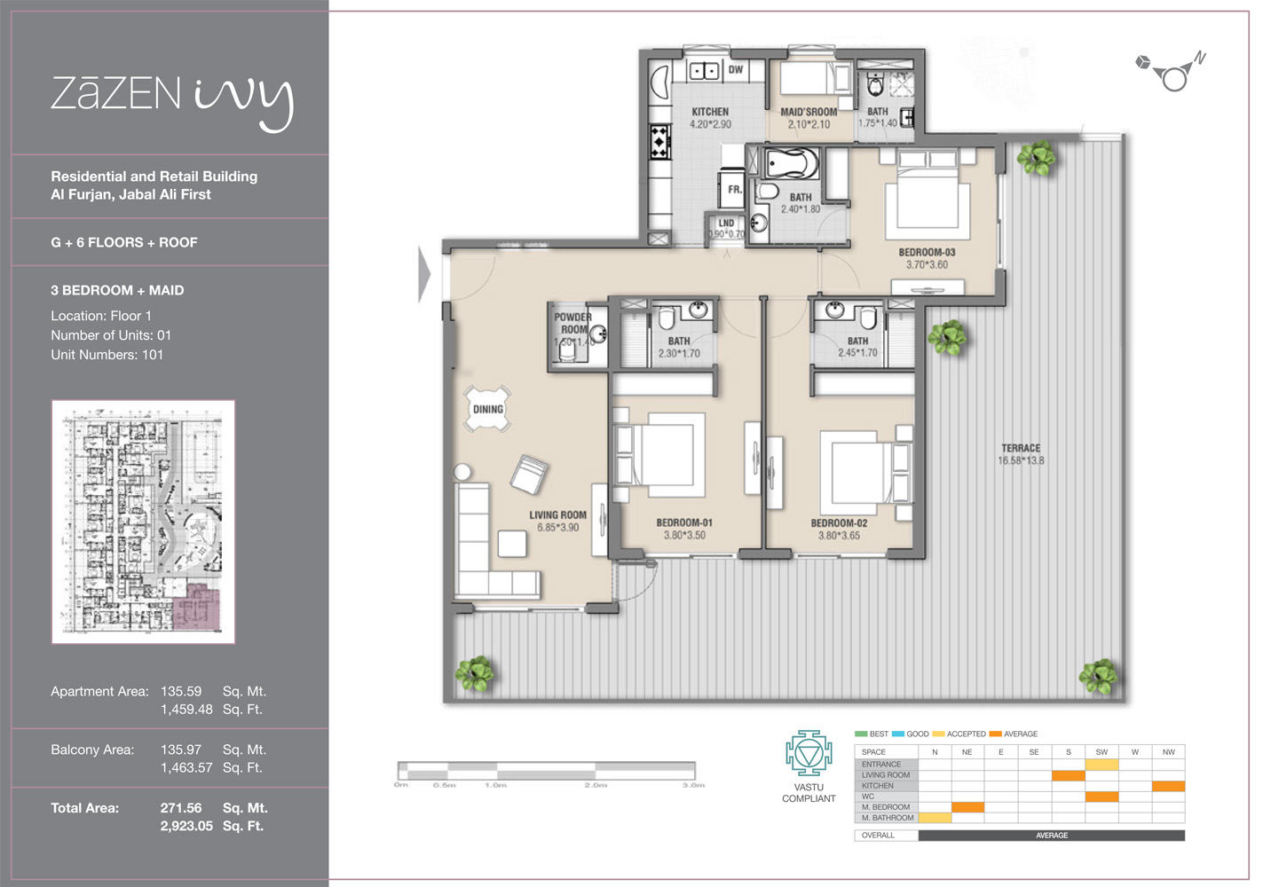 Zazen Ivy at Al Furjan floor plan 4