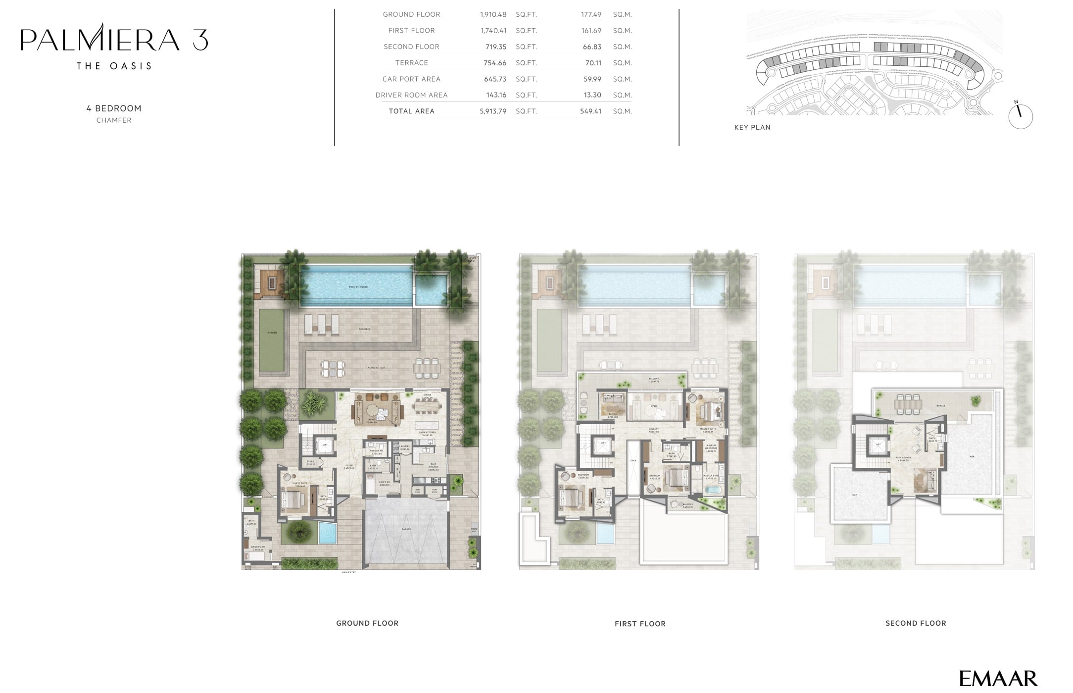 Palmiera 3 at The Oasis floor plan 1