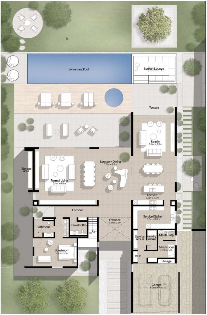 Fairway Vistas floor plan 1