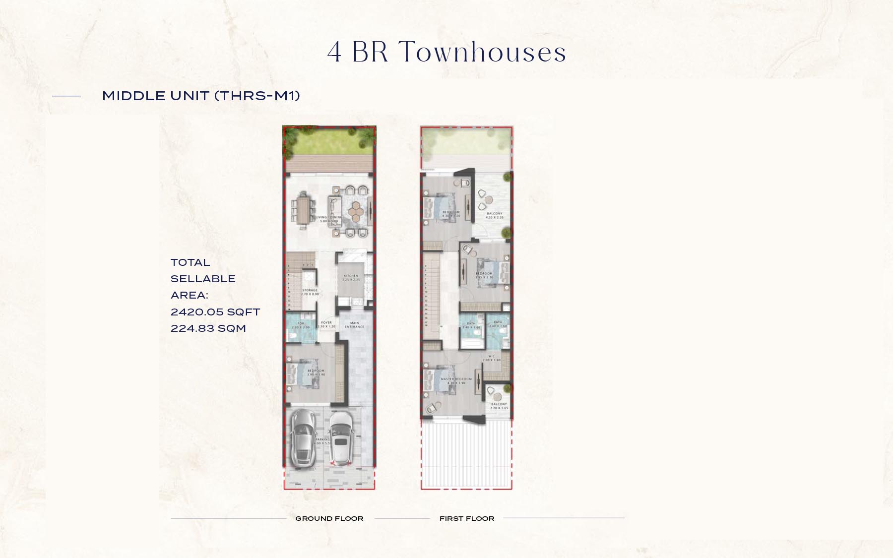 Lush at Damac Riverside floor plan 1