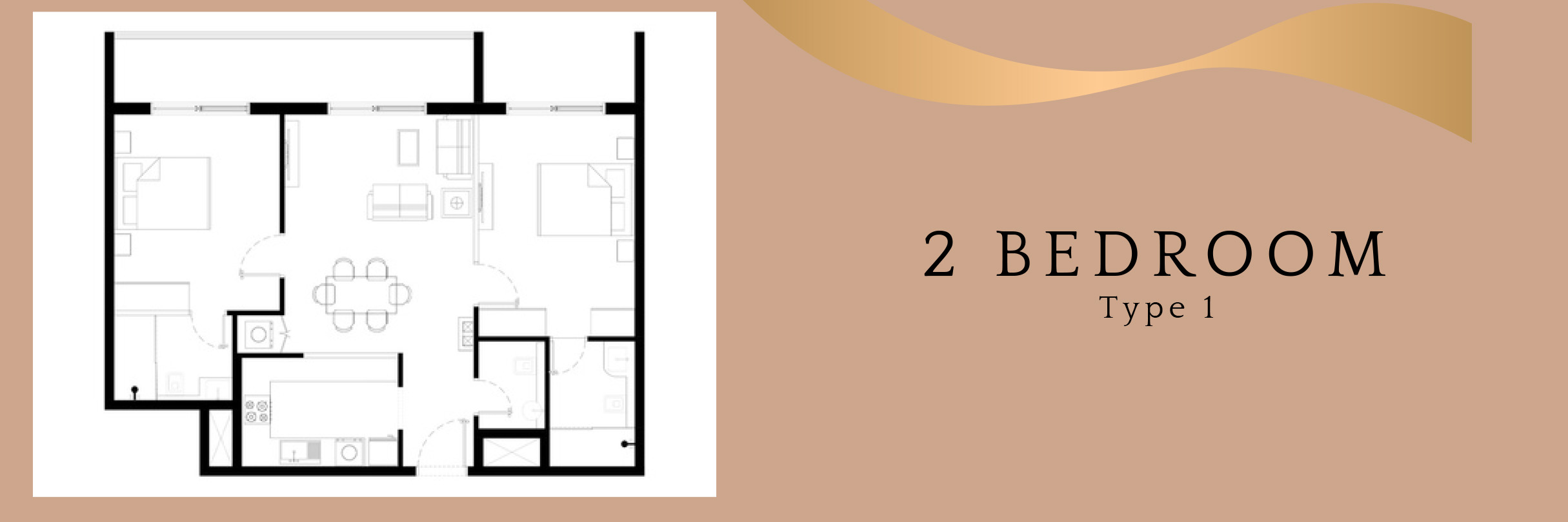 4B Living Dubai floor plan 3