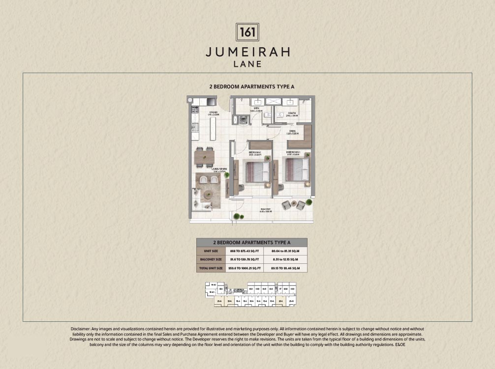 161 Jumeirah Lane floor plan 3