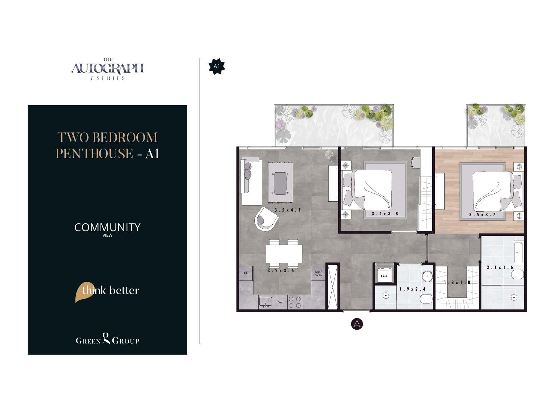 The Autograph I Series floor plan 4