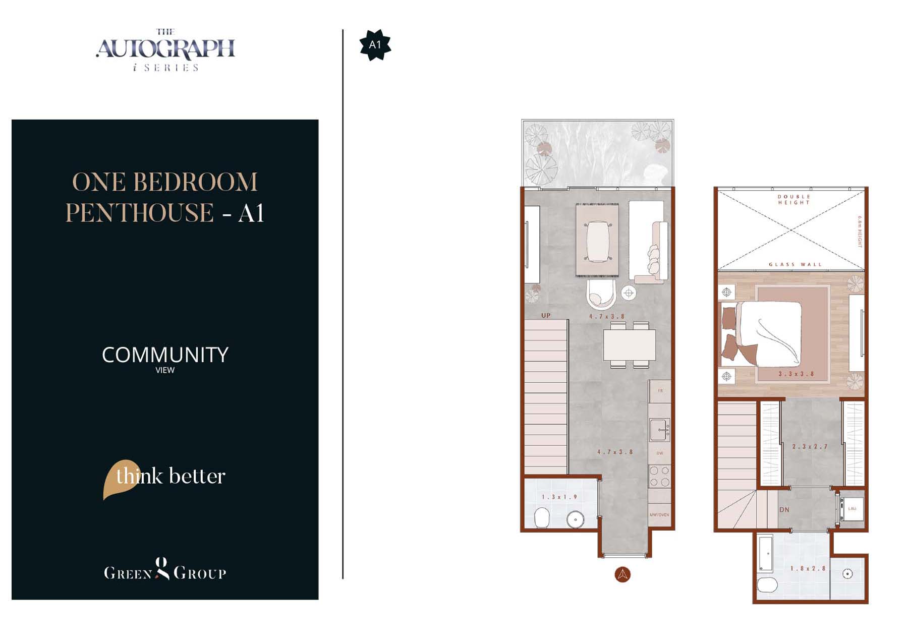 The Autograph I Series floor plan 1