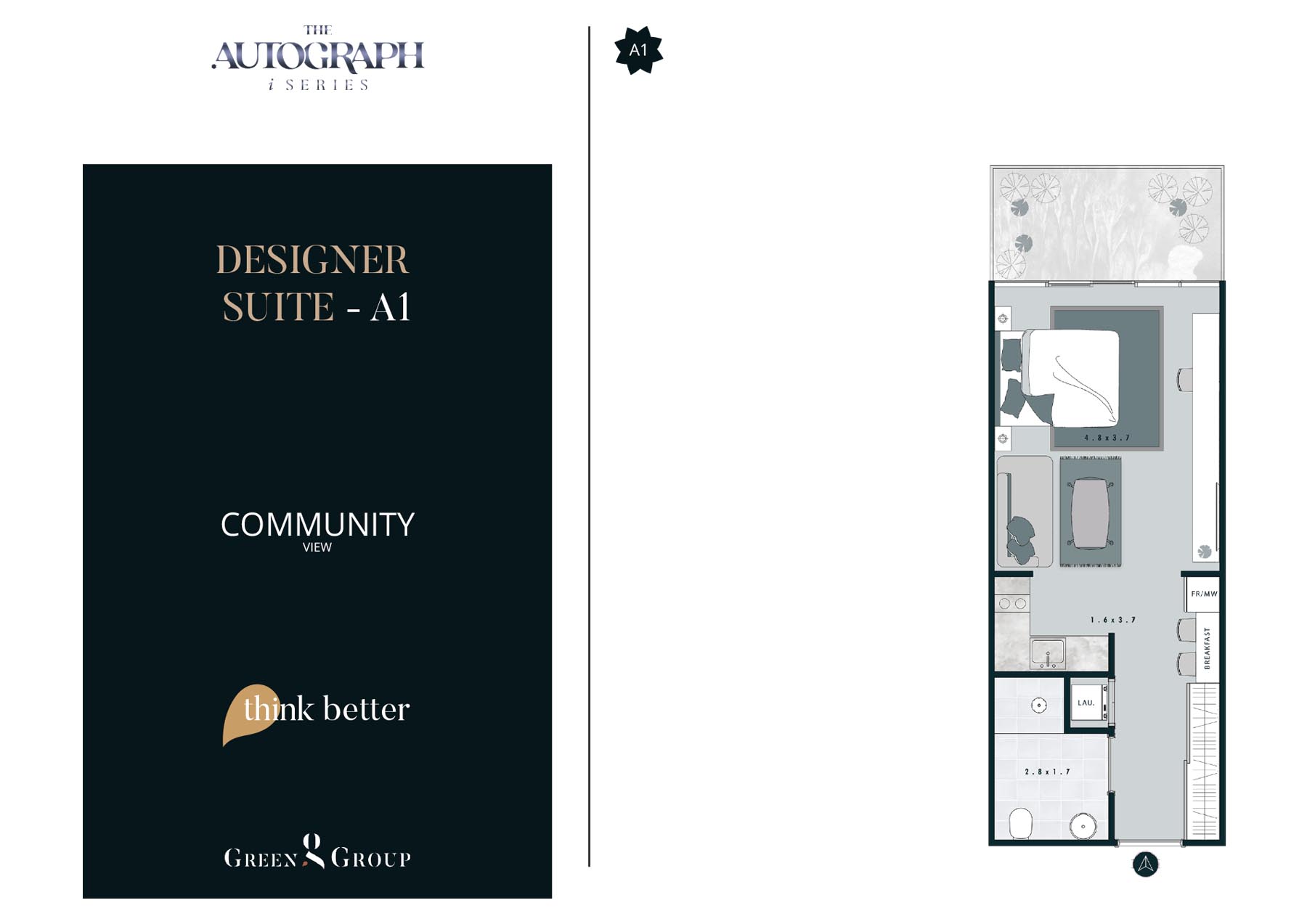 The Autograph I Series floor plan 2