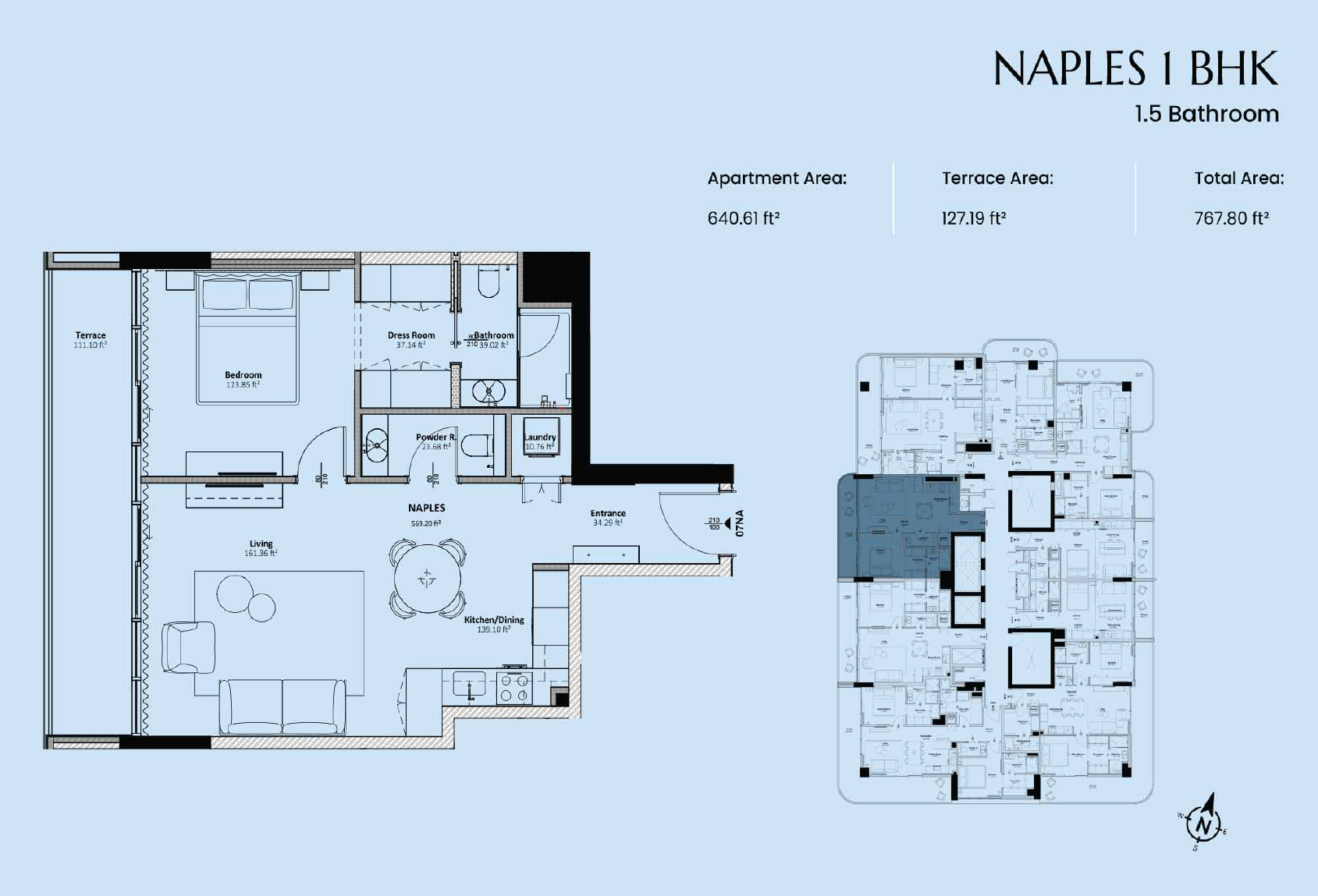 Livel Residenza at JVC floor plan 2