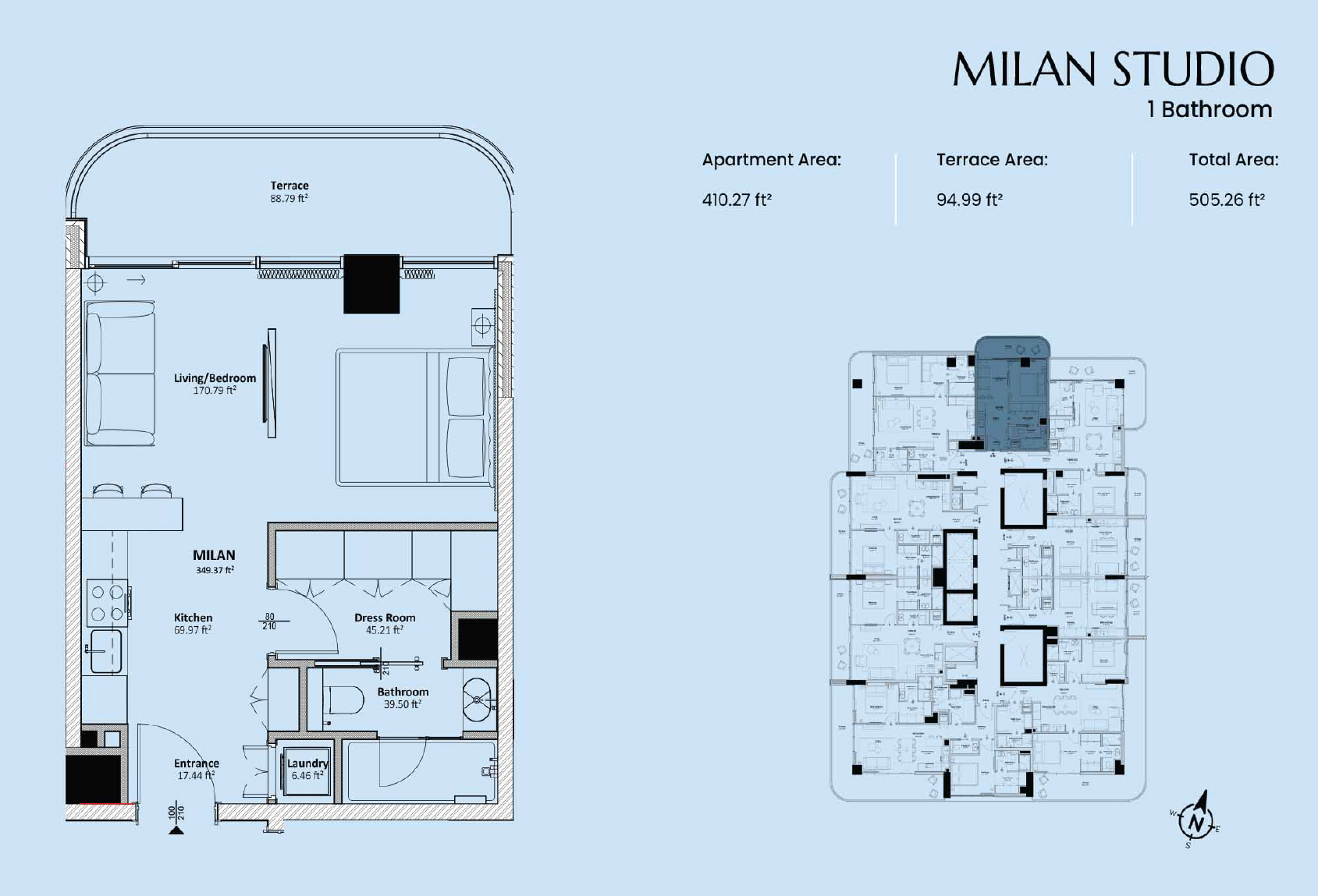 Livel Residenza at JVC floor plan 1