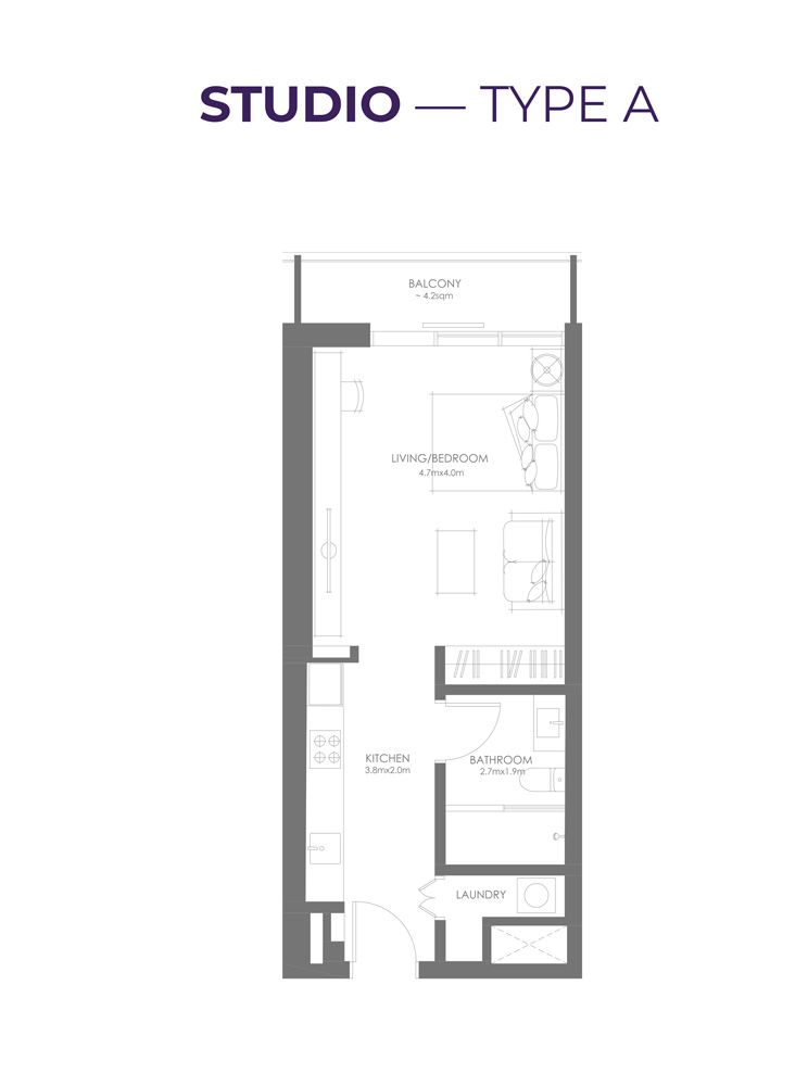 Grove Uptown Views at Saadiyat Island floor plan 1